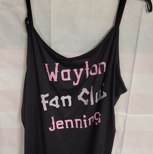 Terra Sky 2X (20W-22W) Black Adj Strap Tank Top